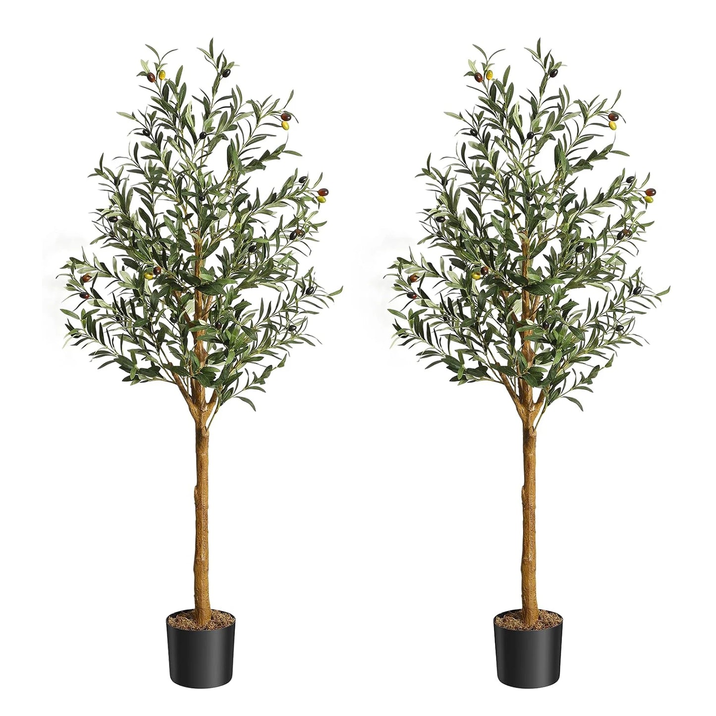 Artificial Olive Tree 4ft/5ft/6ft - Lifelike Home Decor Plant