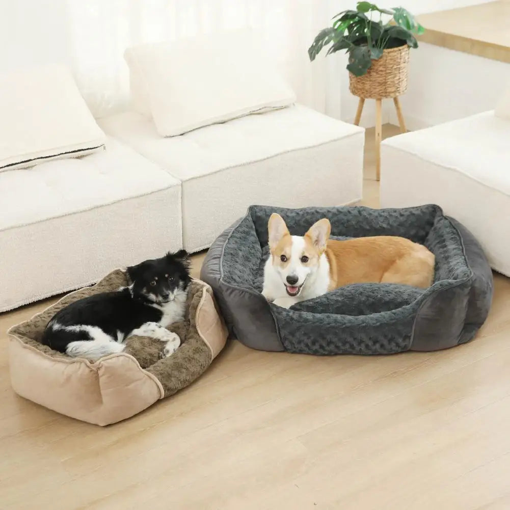 Machine Washable Dog Bed - Non-Slip Pet Sofa for Cats & Dogs